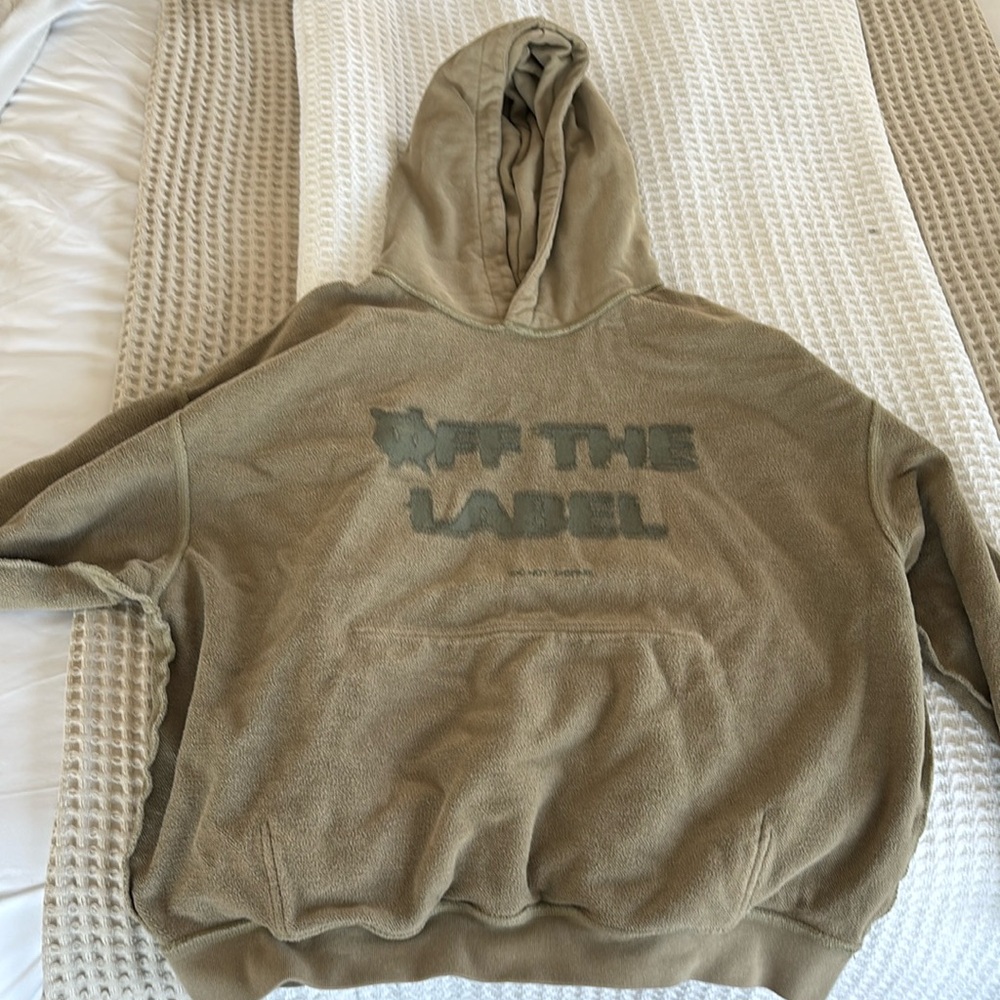 Reversed Off the Label hoodie sweatshirt
